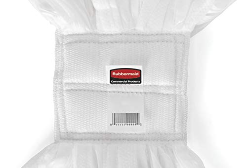 rubbermaid commercial large disposable mop head - white