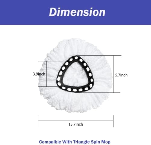 Higfra Spin Mop Refill Set