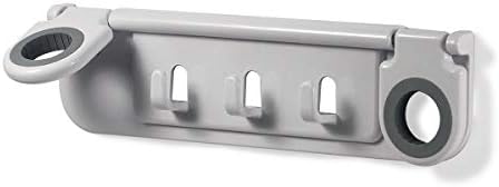 Spectrum Diversified Mop and Broom Holder and Organizer White