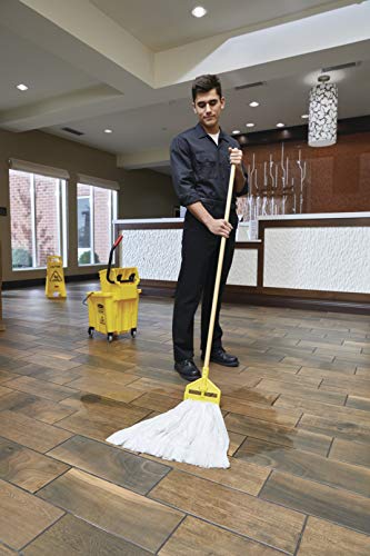 rubbermaid commercial large disposable mop head - white