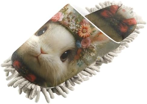 FLildon Microfiber Rabbit Slippers for Men Women