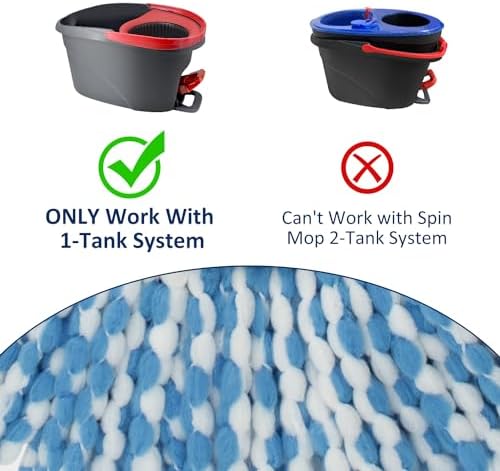 EasyWring 2-Pack Mop Head Replacement