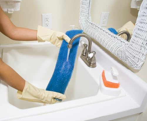 rubbermaid microfiber wet mop pad for professional cleaning blue 18 inch