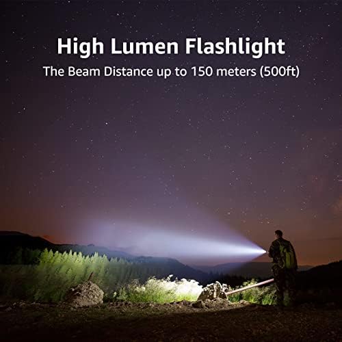 Lighting EVER Bundle - Rechargeable Headlamp Flashlight for Outdoor Use