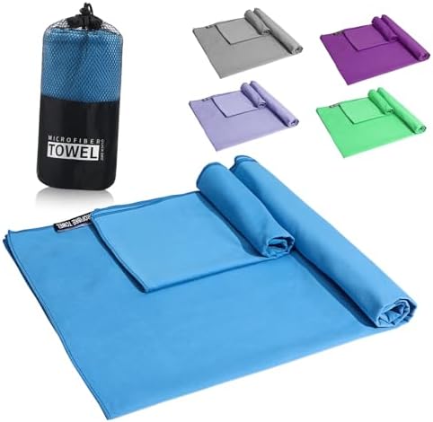 Balacoo Quick Drying Beach Towels Large Lightweight Absorbent Towel Set - Beach Haven