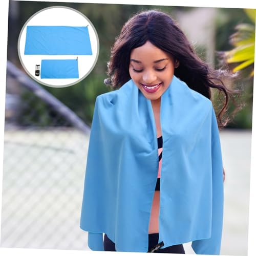 HD Sky-Blue Adorable Beach Towel