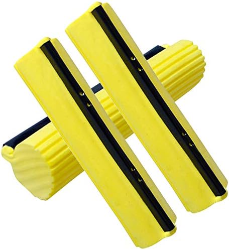 Motive Life Sponge Roller Mop Head Refills Pack of 3 - 15 in Yellow