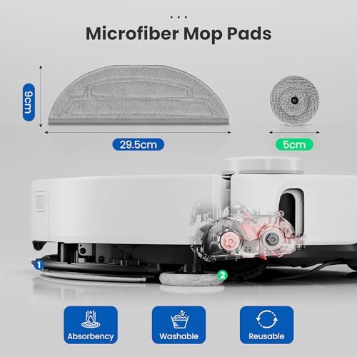 12 Pack Mop Pads for Roborock S8 Max Ultra