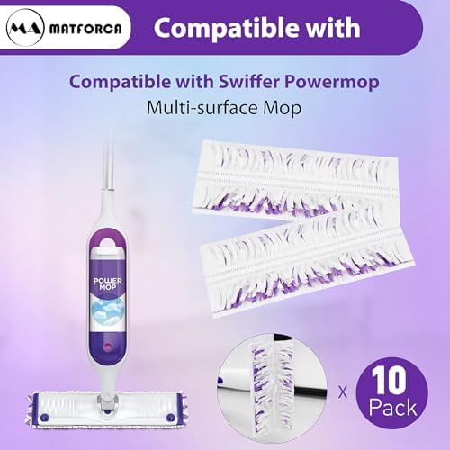 10-Pack Disposable Mopping Pads for PowerMop