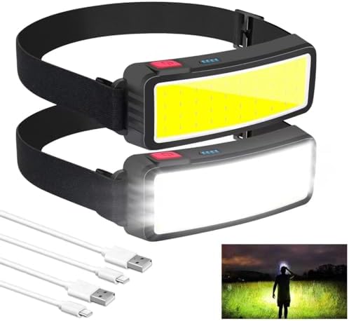 ZOYYE Rechargeable Headlamp Set 5000 Lumen 3 Modes Waterproof camping flashlight