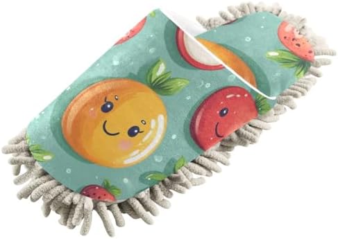 Adorable Fruits Microfiber Slippers for Mopping