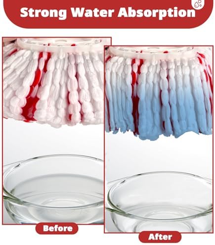 Koolstuffs Spin Mop Heads - 2-Pack with 40 More Power