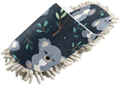 Zhirexin Slippers Washable Mop Shoes for Home Cleaning