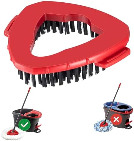 Premium scrub brush for O Cedar spin mops