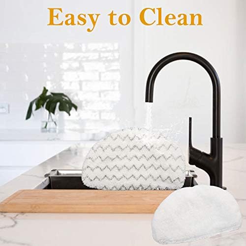 FFSign 8-Pack Steam Mop Pad Replacement