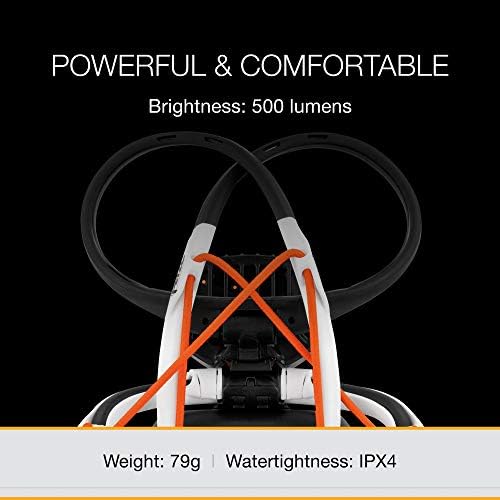 PETZL IKO CORE Rechargeable LED Headlamp - 500 Lumens Lightweight Hole-free