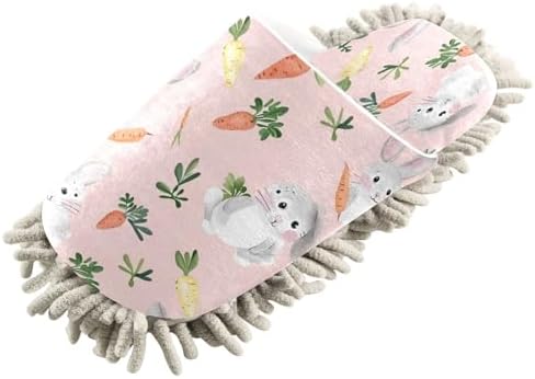 Keep Feet Comfortable for Cleaning - Soft Microfiber Slippers for House