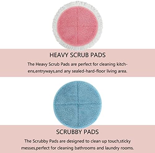 8-Pack beiLan Replacement Mop Pads for 728-inch Electric Mops