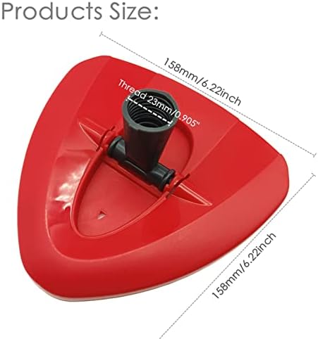Gavoyeat Spin Mop Replacement Base Rotating Triangle Mop Head Cover