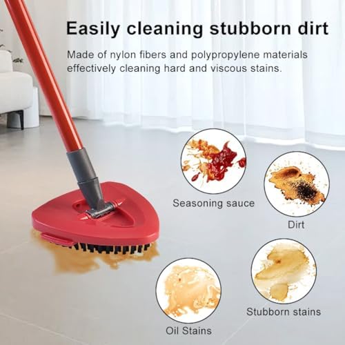 Power scrub brush headcompatible with Ocedar EasyWring 1-Tankspin system