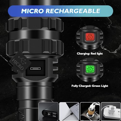 WINDFIRE Red Light Flashlight for Hunting Camping