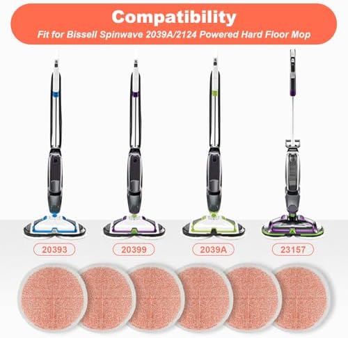 Reliable Heavy Scrub Pads for Bissell Spinwave Mops