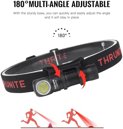 Bright Durable Super Duty Headlamp - 1010 Lumens 141m Beam Rechargeable Waterproof