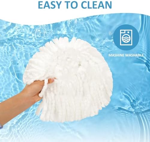 6-Piece Reusable Spin Mop Heads for EasyWring 1-Tank System