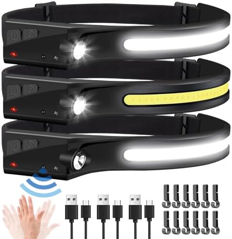 flash bright Power-Boost E-GUK Headlamp 3-Piece Set