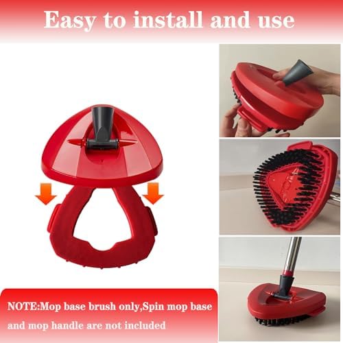 Fazlyni Multi-Surface Stiff Bristle Mop Brush for 1-Can System