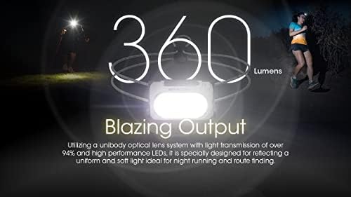 Nitecore NU21 Lightweight Headlamp 360 Lumen Rechargeable