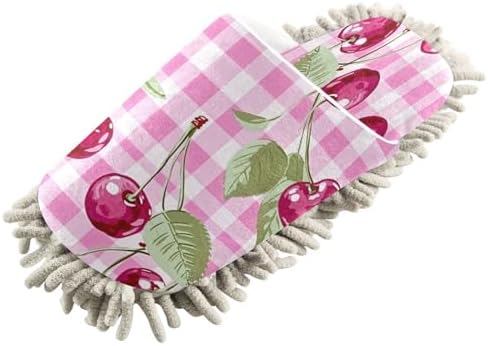 Zhirexin Cartoon Cherry Kitchen Cleaning Slippers
