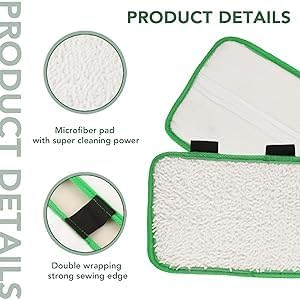 SavStor Shark Sonic Duo Mop Pad Replacement Durable Eco-Friendly