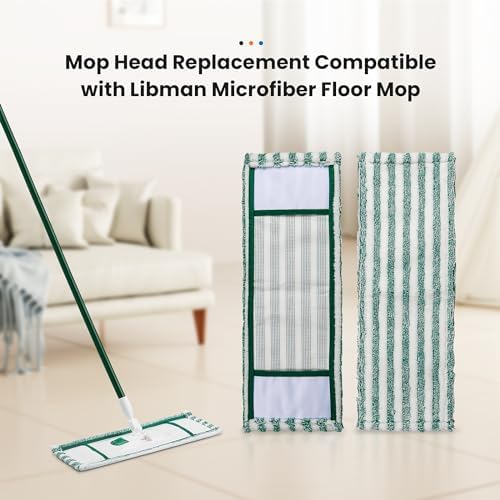 libman 4 pack microfiber mop heads