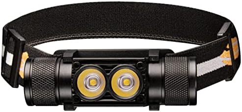 SOFin Rechargeable Headlamp D25L 1000 Lumen Dual LED High-Brightness Headlamp