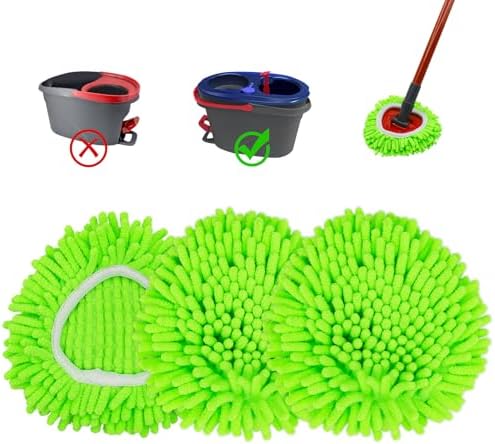 Aiyiried Mop Heads Replacement for Cedar RinseClean 2-Tank Spin Mop