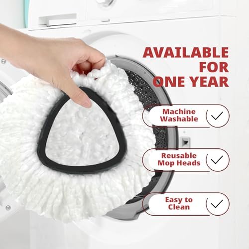 3-Piece Mop Head Replacement for EasyWring 1 Tank System