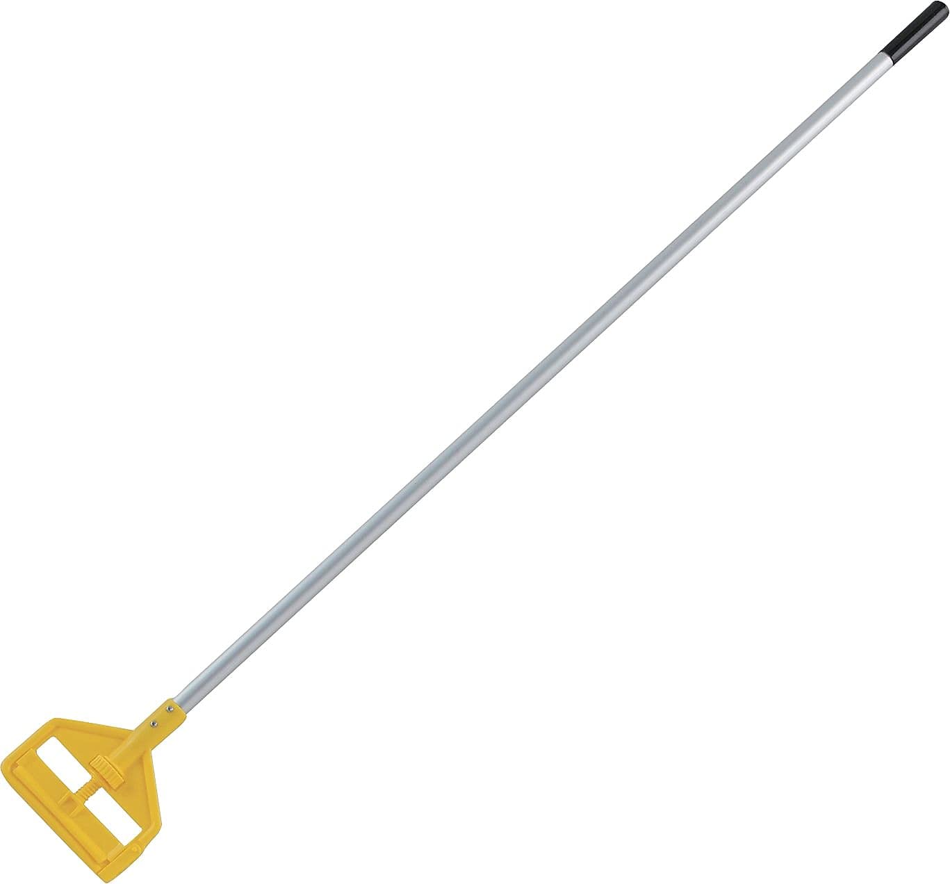 Easy-Change Side-Gate Wet-Mop Handle 60-Inch GrayYellow