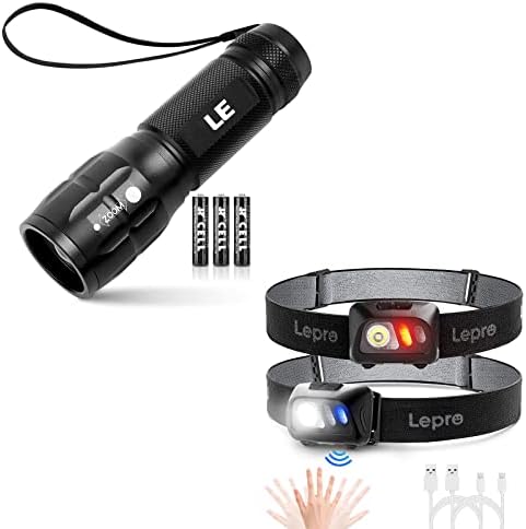 LUM SUM zoomable waterproof LED Flashlight with motion sensor