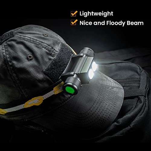 SOFin Rechargeable Headlamp D25L 1000 Lumen Dual LED High-Brightness Headlamp