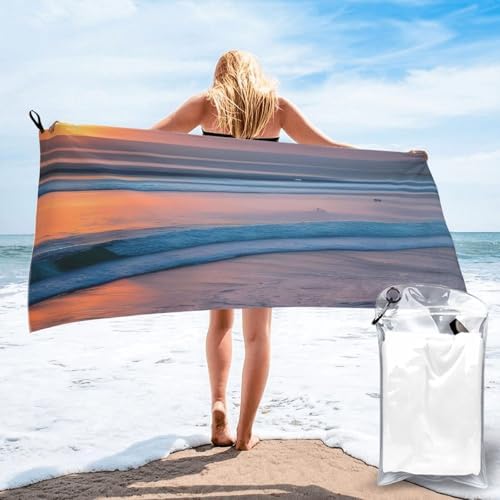 Sunset Beach Print Speedy Towel