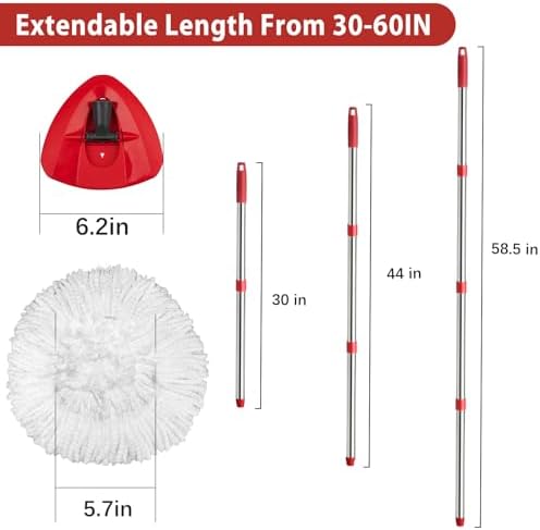 Replacement Mop Parts Set for Hibaby