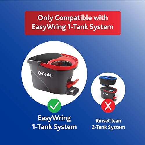 O-Cedar EasyWring Spin Mop Head Replacement Pack of 3 1