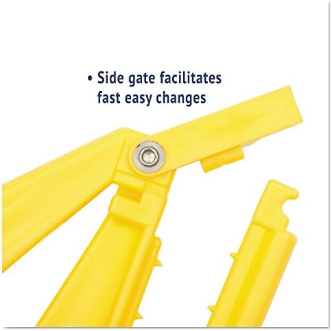 Boardwalk Quick Change plastic mop head handle with side latch 60-inchYellow