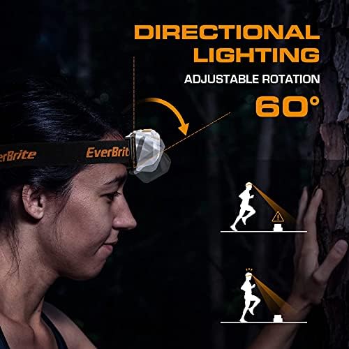 EverBrite 2-in-1 Aluminum LED Headlamp 4 Lighting Modes