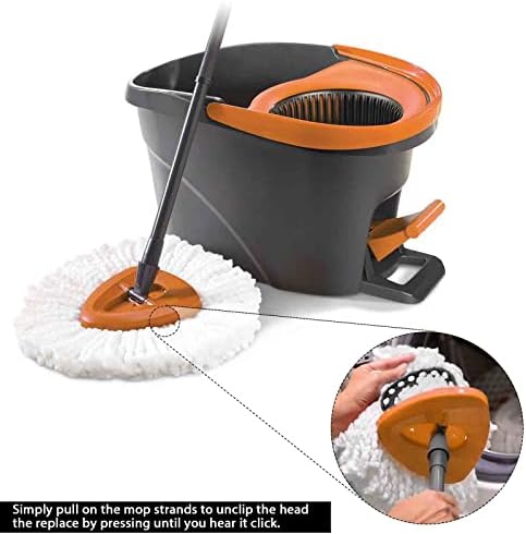 V-Chen 12 Pack Spin Mop Replacement Heads