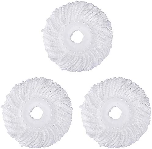 3-Pack Microfiber Mop Heads Durable Effective