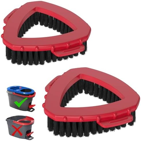 Premium scrub brush head for Ocedar spin mop system