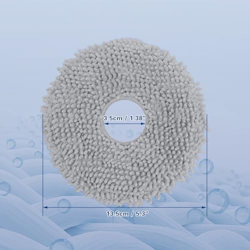 8-Pack Mop Cloth for Roborock Robots Durable Washable Mopping Pads
