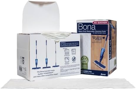 QuickClean-Bona 18-Refill Floor Pads